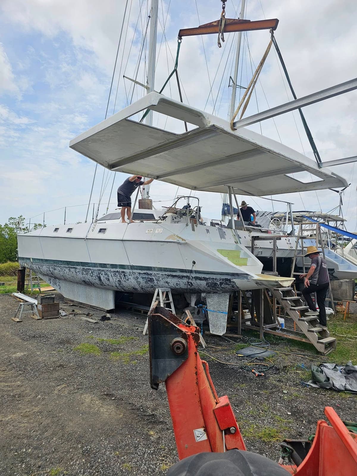 Safety Inspection at Cairns Boat Yard